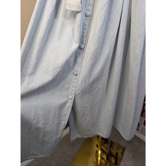 Asos Denim Button Dress - Picture 3 of 6